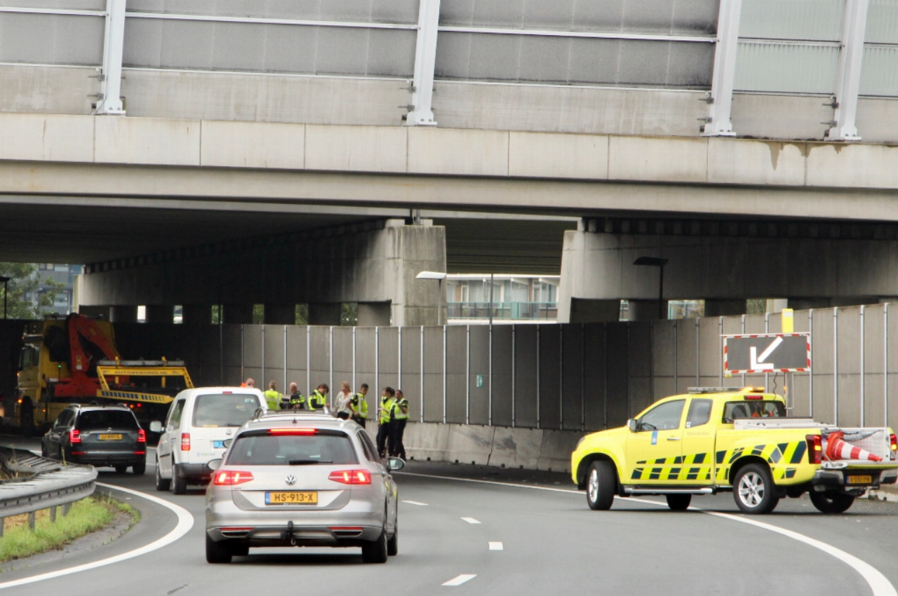 Ongeval in 'moeilijke' bocht van A20
