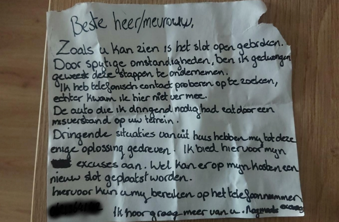 Werk aan Parkweg bezorgt sleutelmaker nachtelijke klus