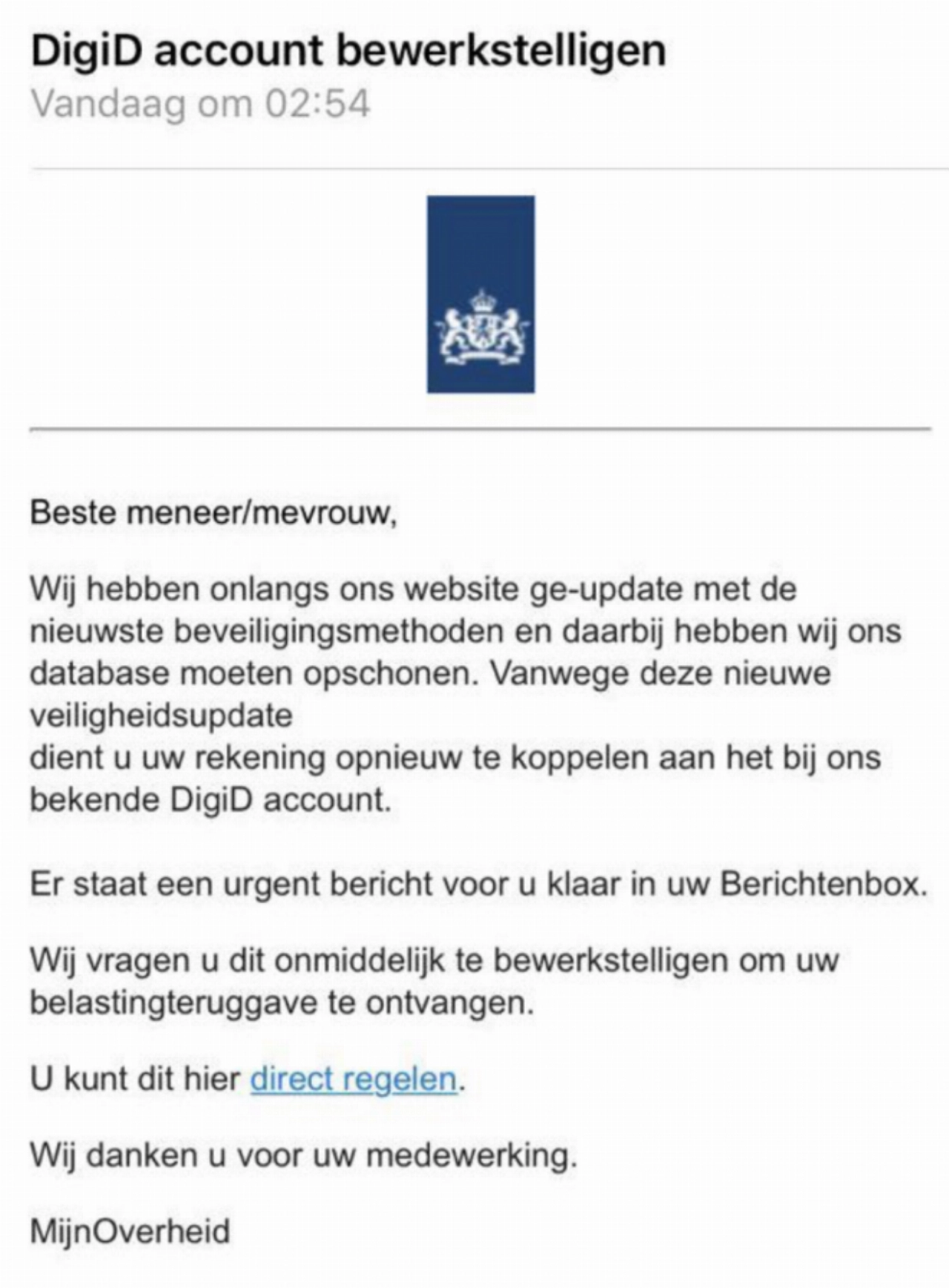 Gelukkig kunnen criminelen niet spellen