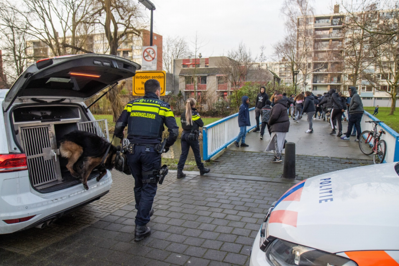 Politie grijpt fel in tijdens incident
