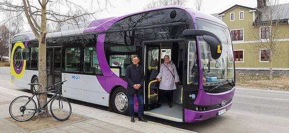 Eerste BYD-bus op elektra in het hoge noorden