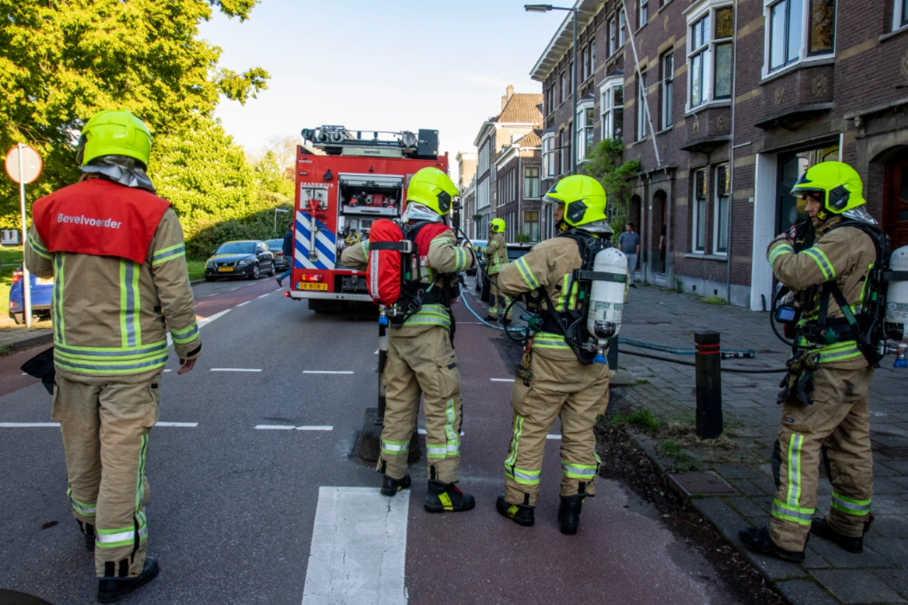 Keukenbrand in Lange Nieuwstraat