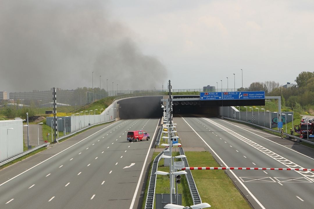 Autobrand in Ketheltunnel