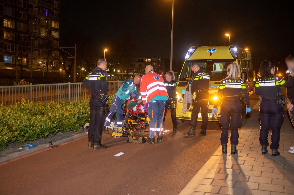 Dronken fietser gewond na ongeval