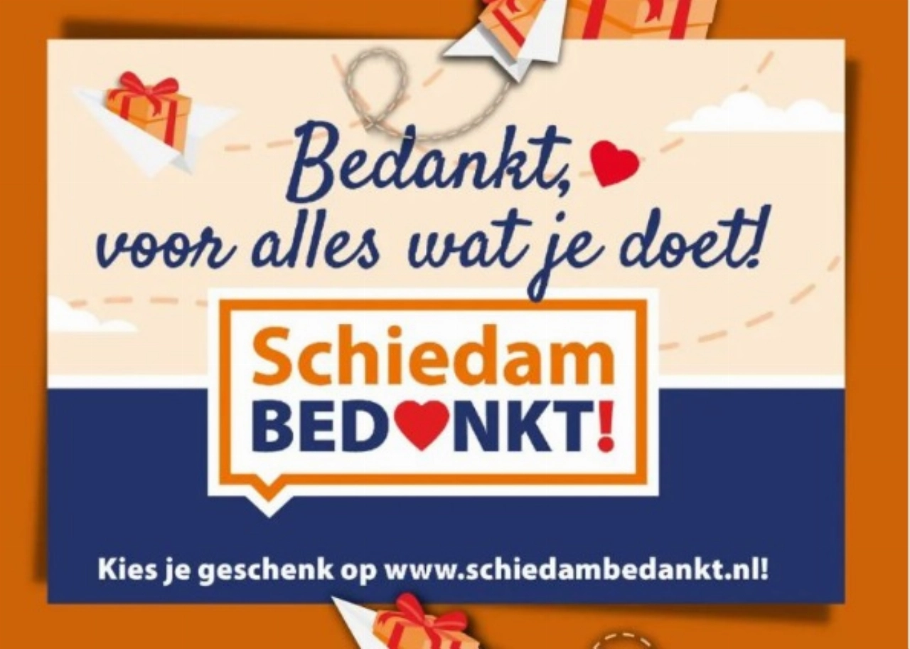KLiK zet vrijwilligers in zonnetje met 'Schiedam Bedankt!'