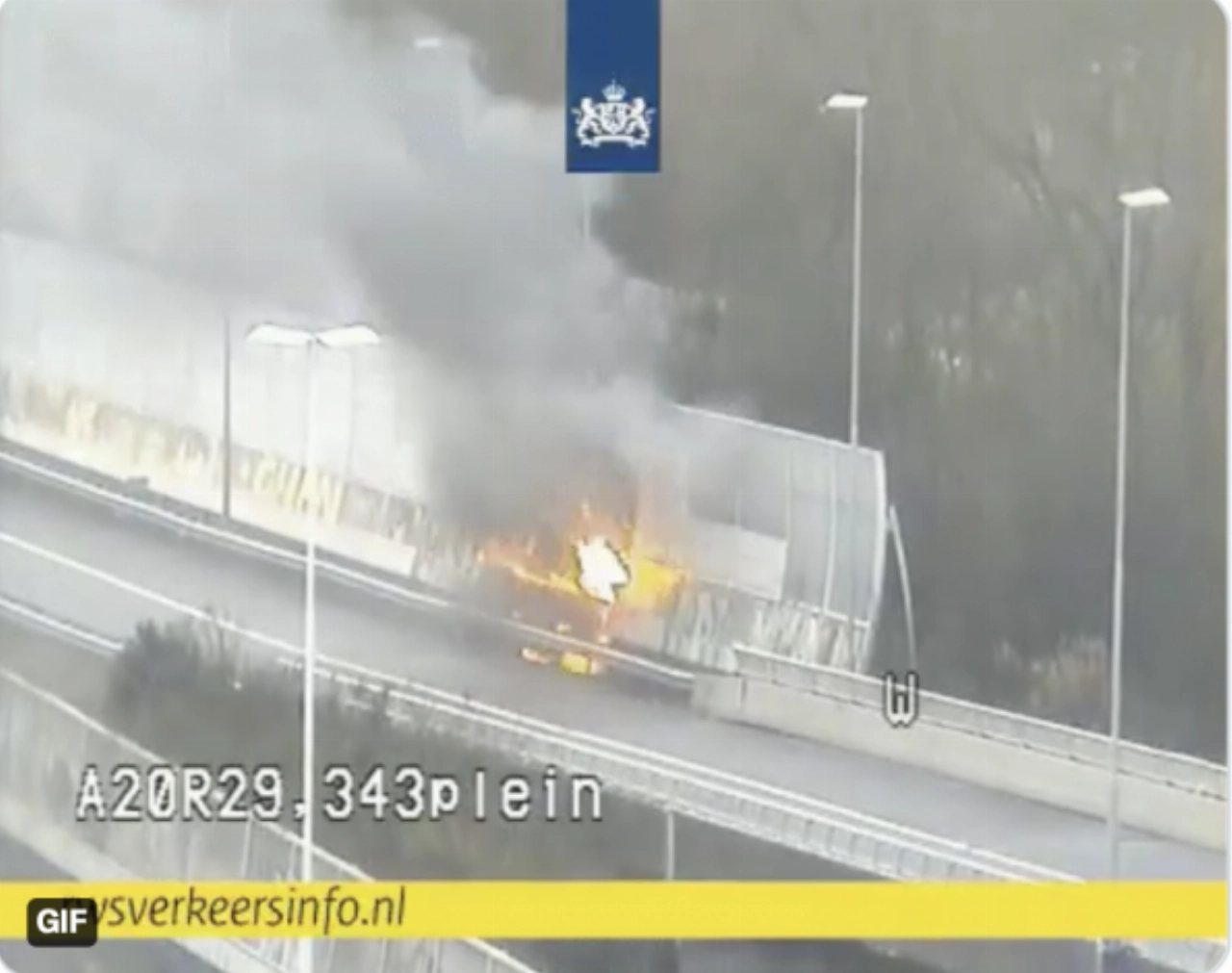 Geluidswering A20 in de fik