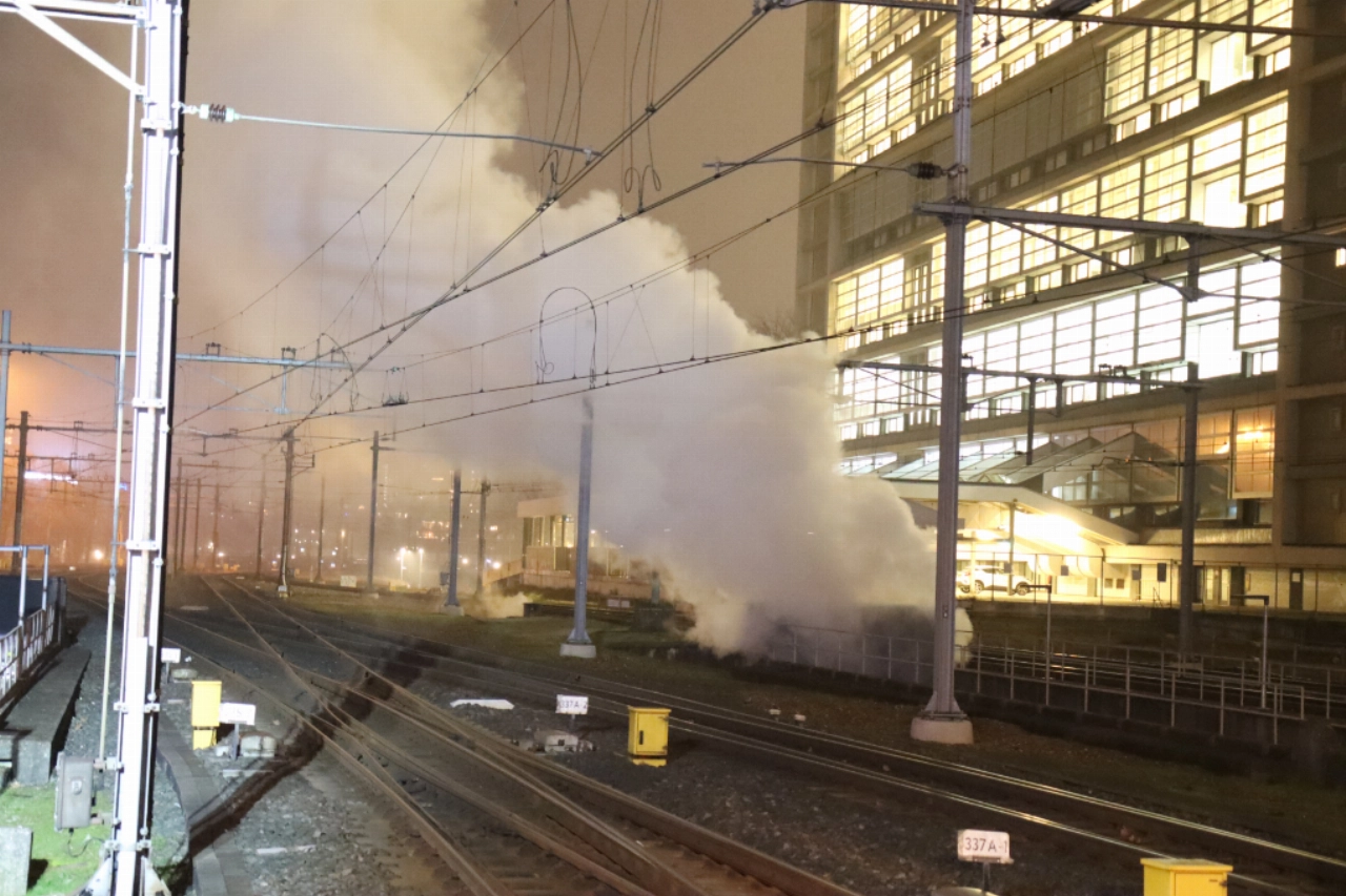 Treinverkeer gestremd na brand op Rotterdam CS