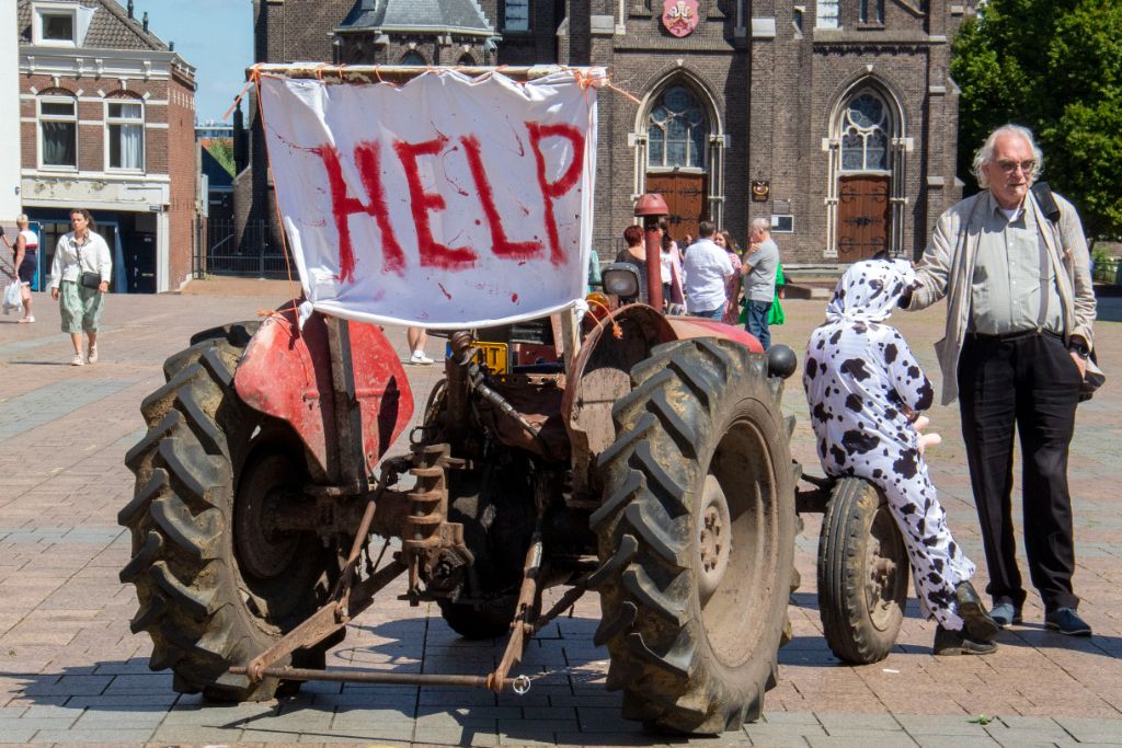 Boerenprotest op het Stadserf