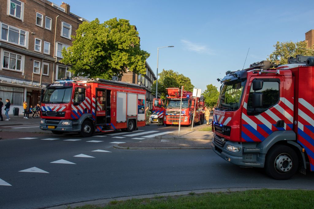 Brandweer naar Rubensplein