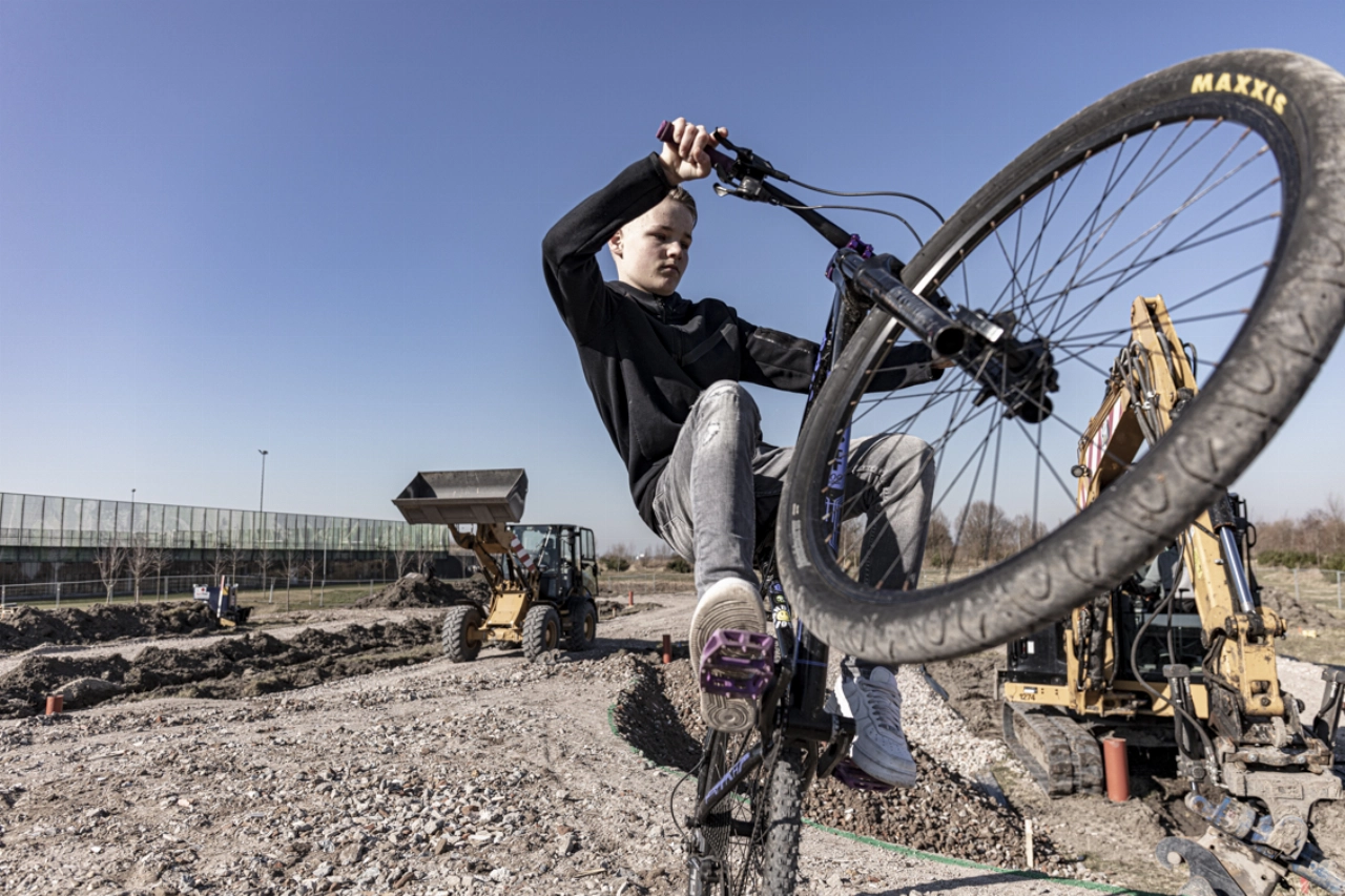 Aanleg pumptrack begonnen