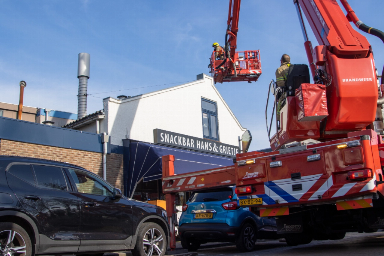 Frituurpan in de fik bij Hans & Grietje