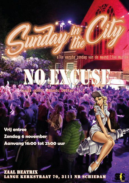 No Excuse op Sunday in the City