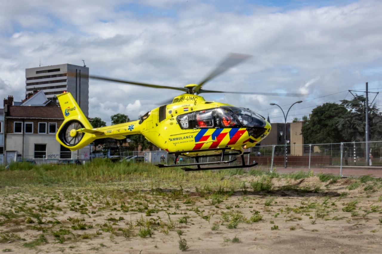 Traumahelikopter naar Singel