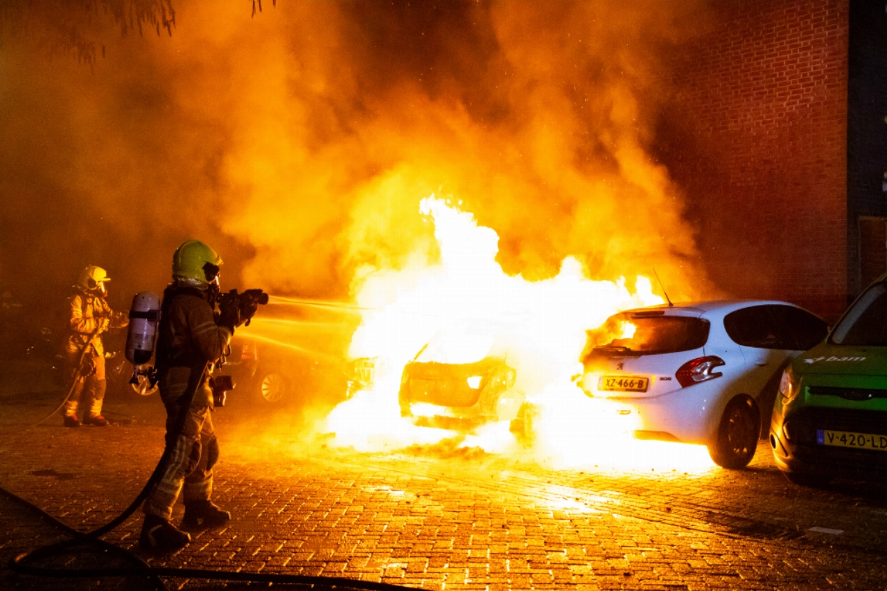 Vooral auto's en scooters dupe na jaarwisseling