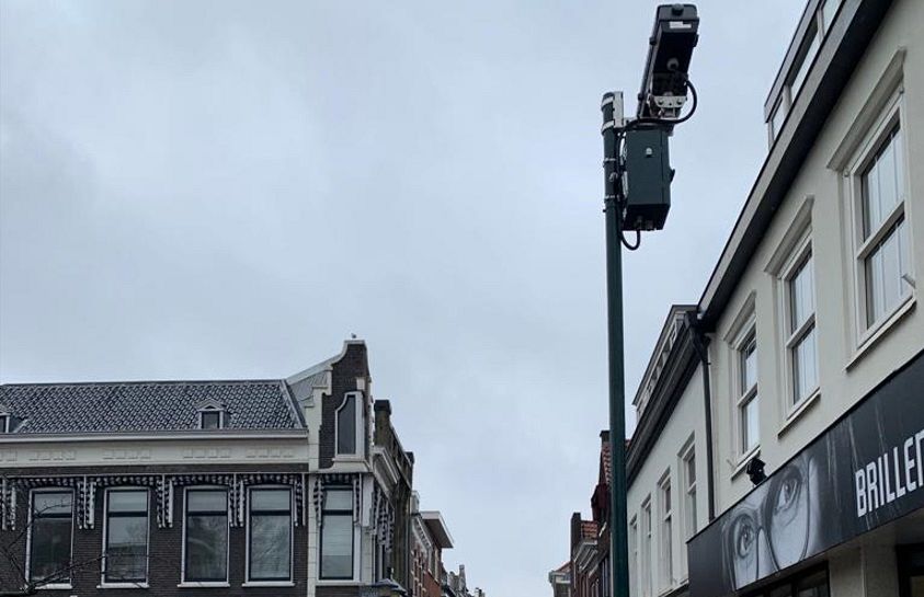 Proef: camerahandhaving kentekens in Hoogstraat
