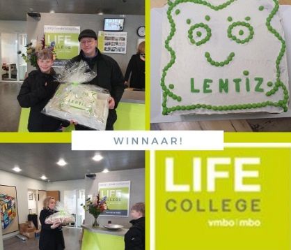 Lentiz Life College deelt taarten uit