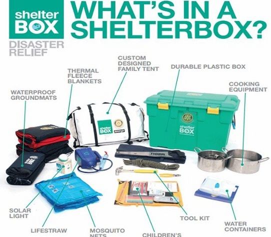 Aardbeving: Rotary doneert shelterbox