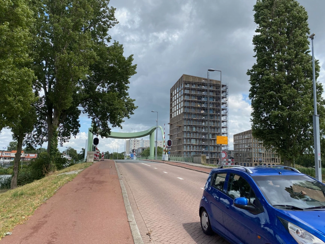 Spaanse Brug over Schie langer met tussenpozen gestremd