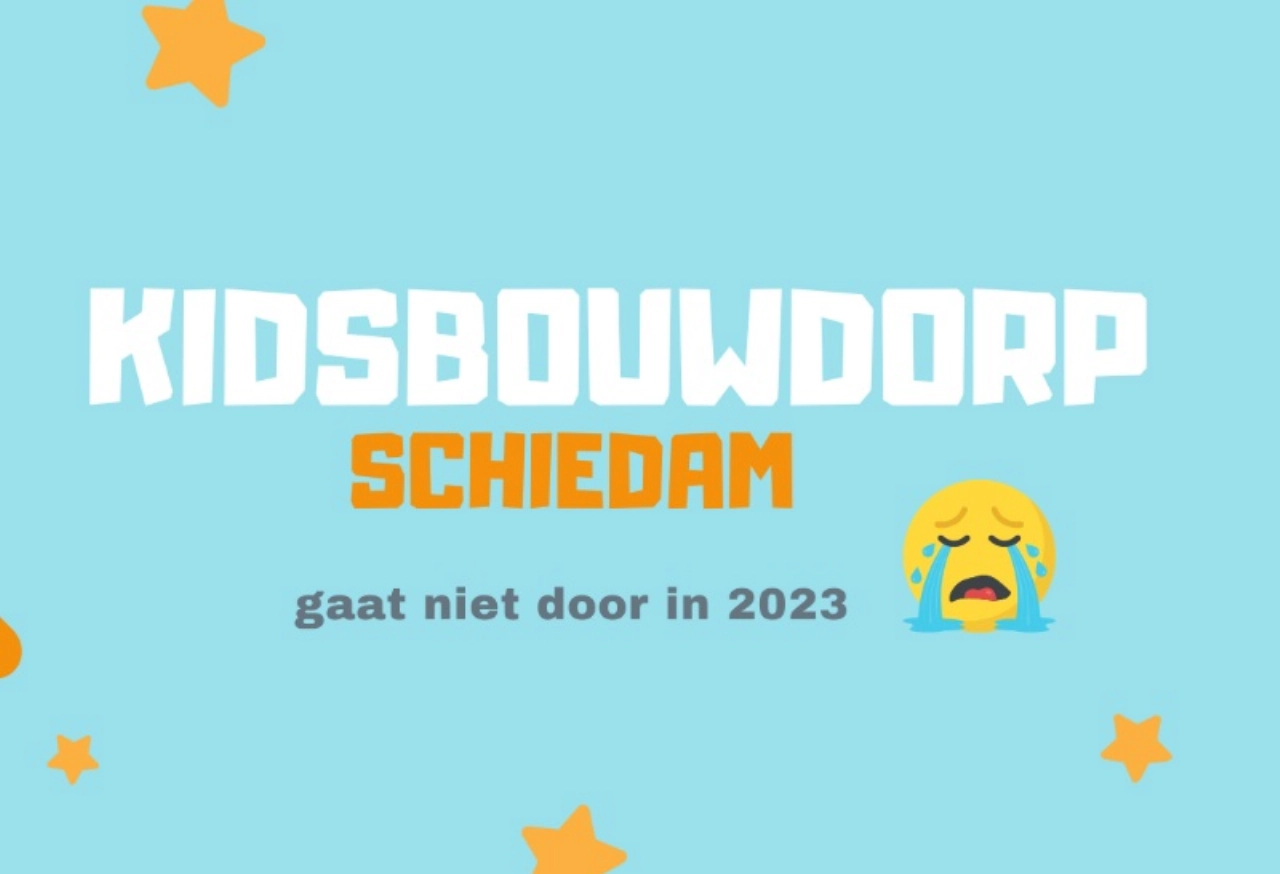 Kidsbouwdorp gaat niet door