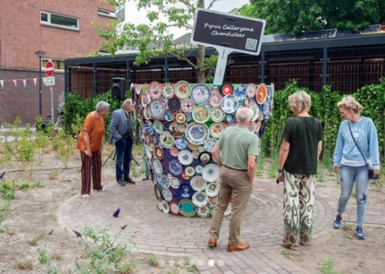 Wijkkunstwerk 'De Boompot van Oost' officieel onthuld