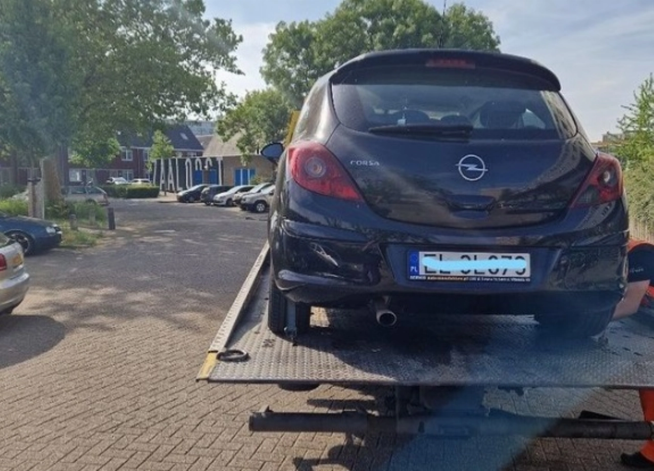 Auto weggesleept vanwege schuld