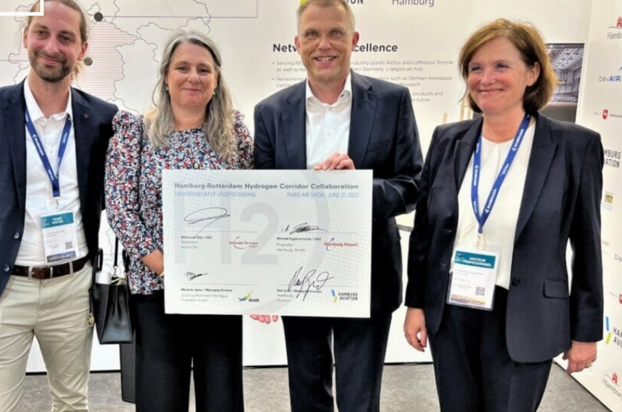 Samenwerking voor waterstofvliegroute