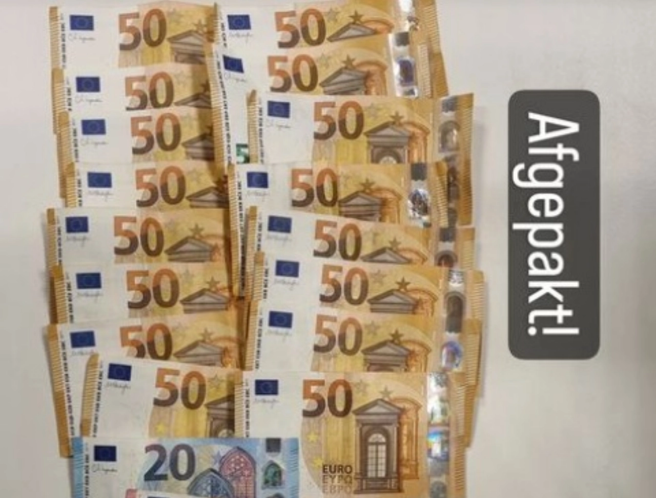 Opgepakt: notoire winkelboef met aanzienlijk geldbedrag