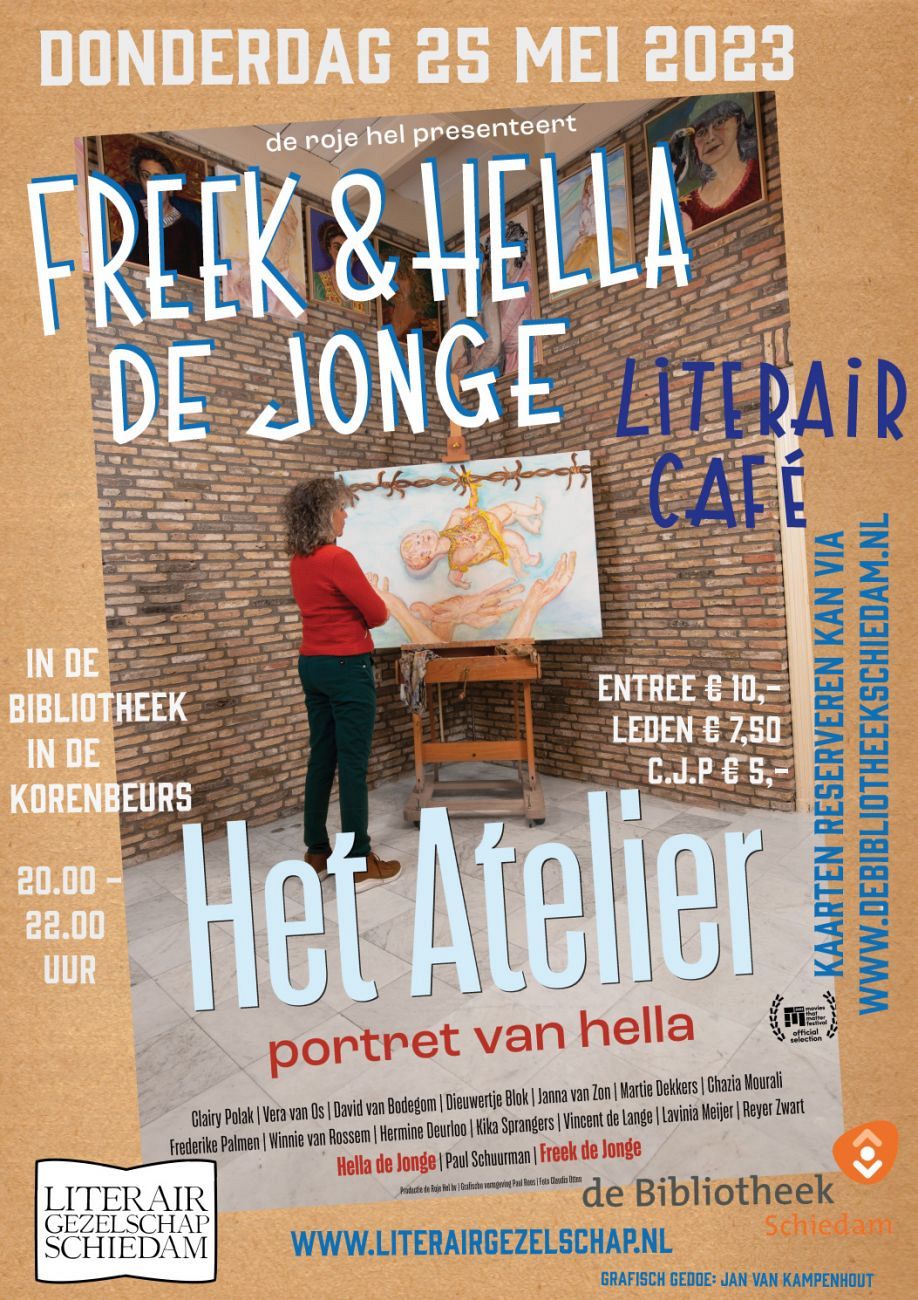 Hella en Freek de Jonge te gast in Literair Café