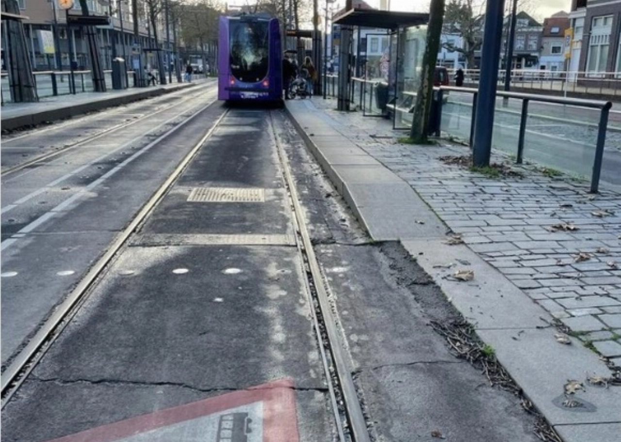 Werkzaamheden trambaan Broersvest