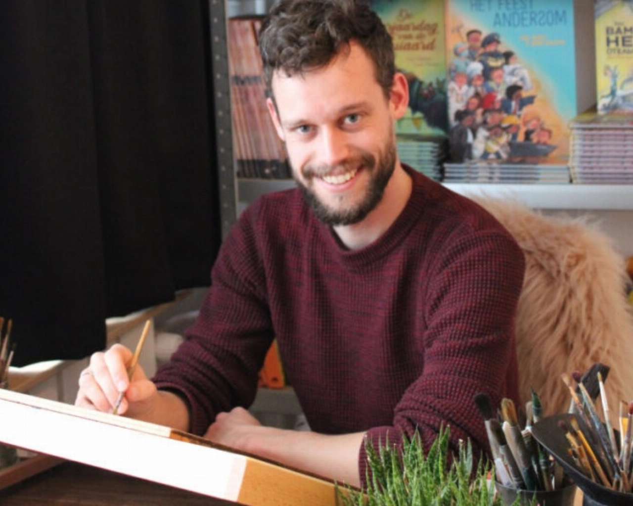 Expositie ‘Bij Aron Dijkstra thuis’ in bibliotheek