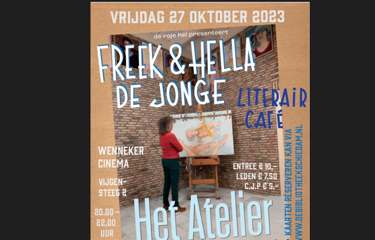 Hella en Freek de Jonge te gast in Literair Café