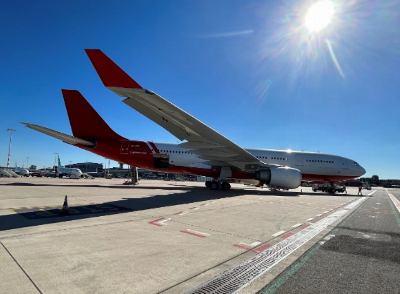 Bijzondere bezoeker op Rotterdamse luchthaven