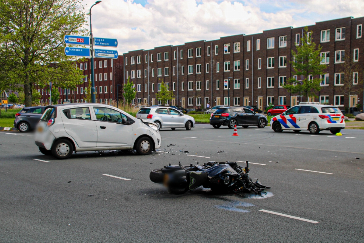 Motorrijder zwaar gewond