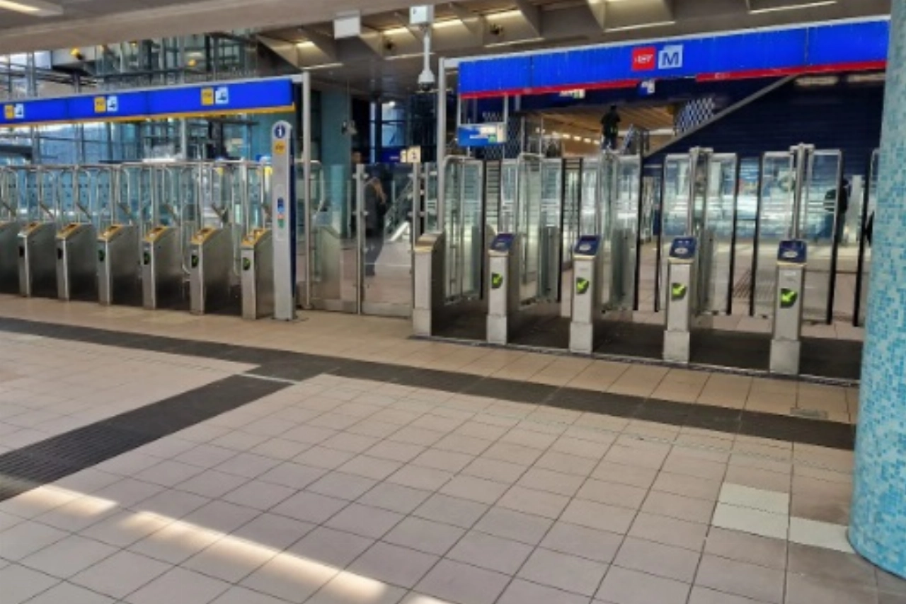 Gezamenlijke actie op station Schiedam-Centrum