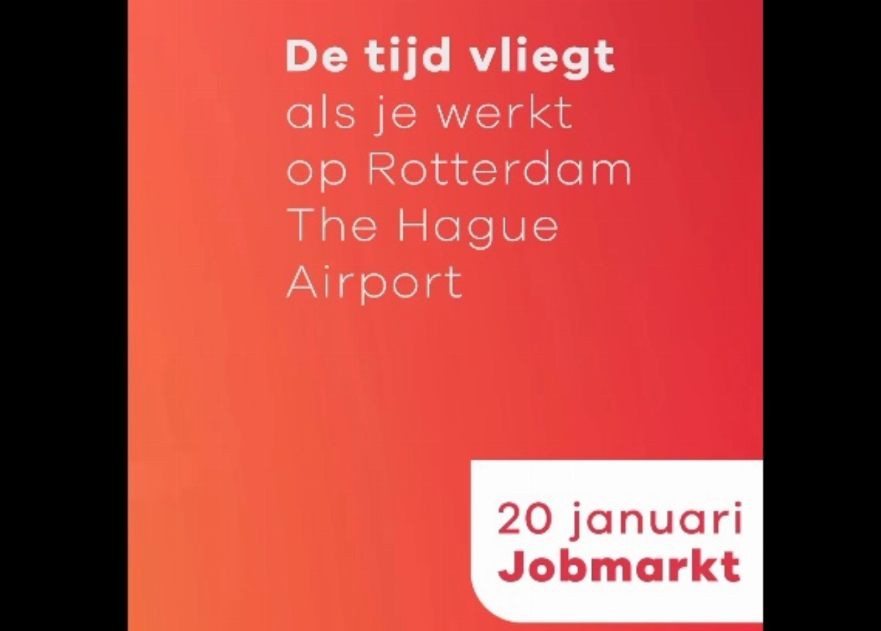 Jobmarkt op Rotterdams vliegveld