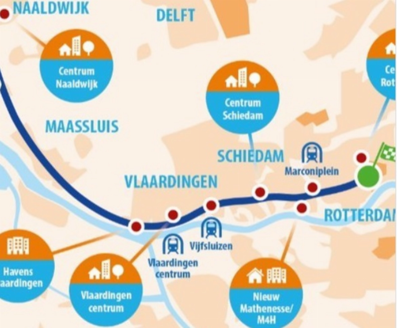 Gemeente neemt maatregelen voor Metropolitane fietsroute