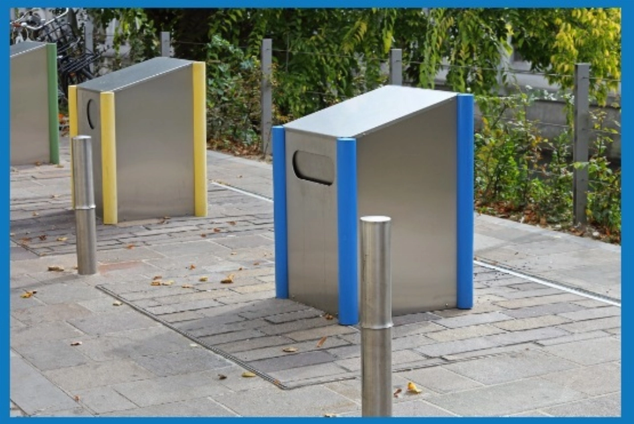 Nieuwe afvalbakken in Schiedam