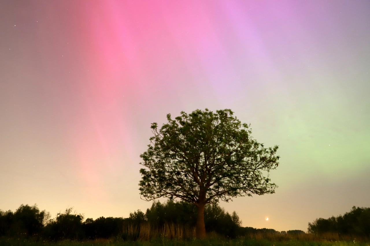 Noorderlicht kleurt onze lucht