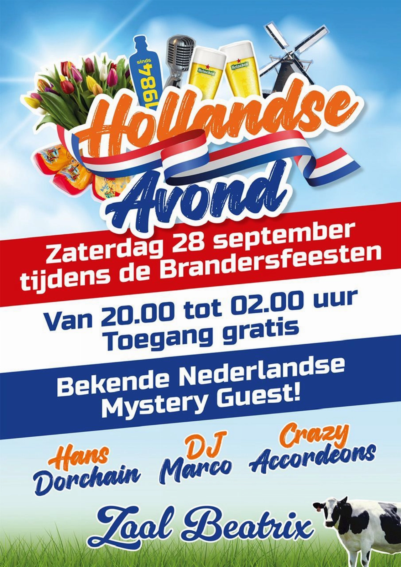 Hollandse Avond in Zaal Beatrix