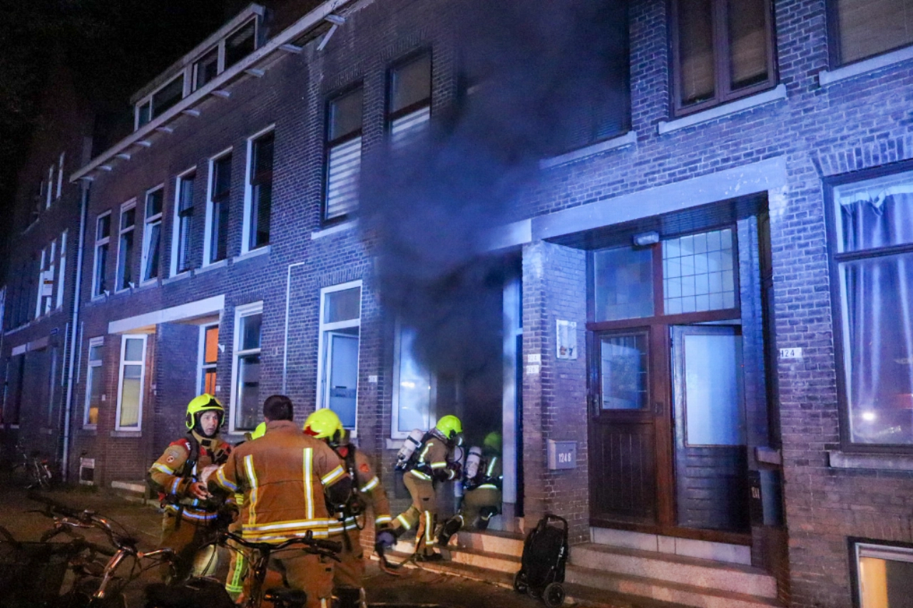Flinke brand in Aleidastraat
