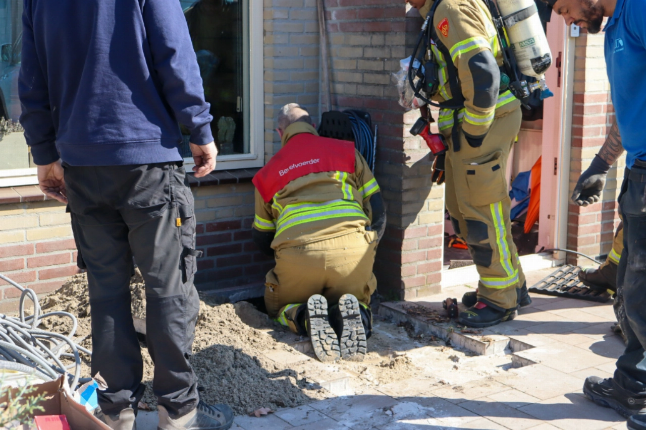 Gaslek in De Gaarden