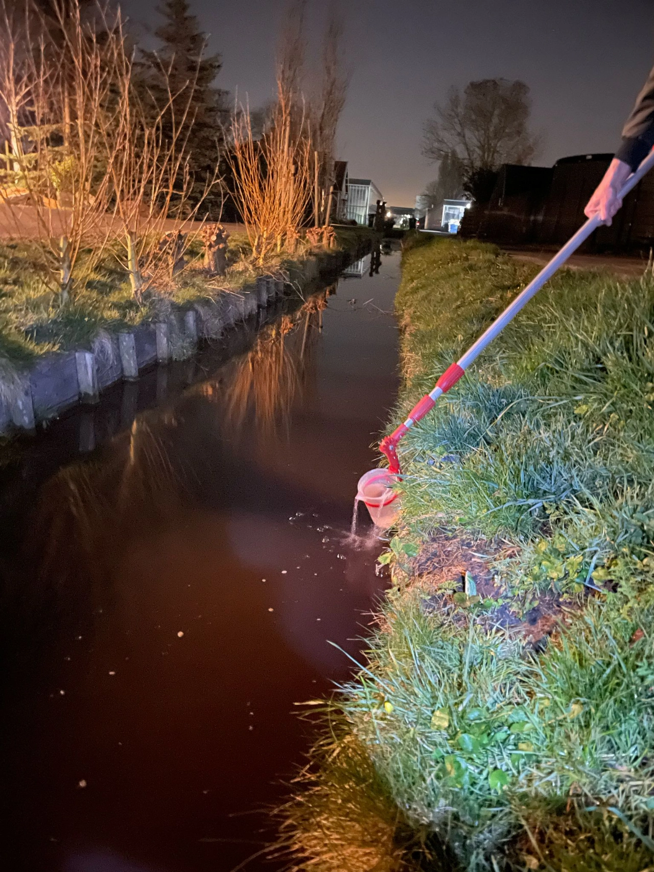 Komkommerteler betrapt bij lozing op oppervlaktewater