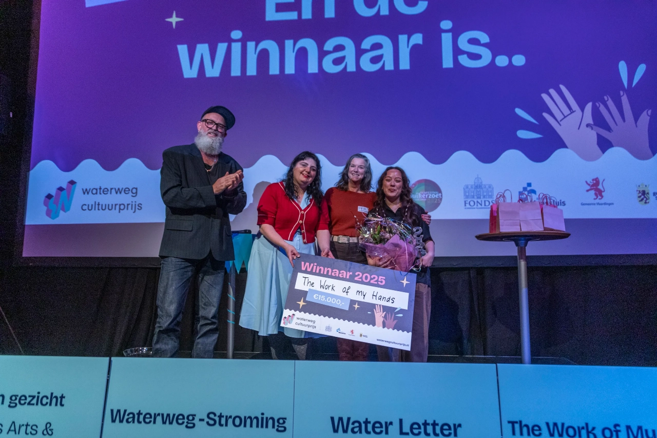 Waterweg Cultuurprijs naar Charlene van Kasteren
