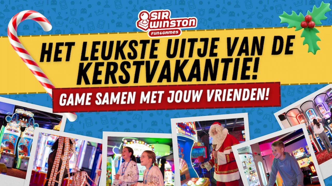 Vier 'n magische kerstvakantie bij Sir Winston Fun&Games