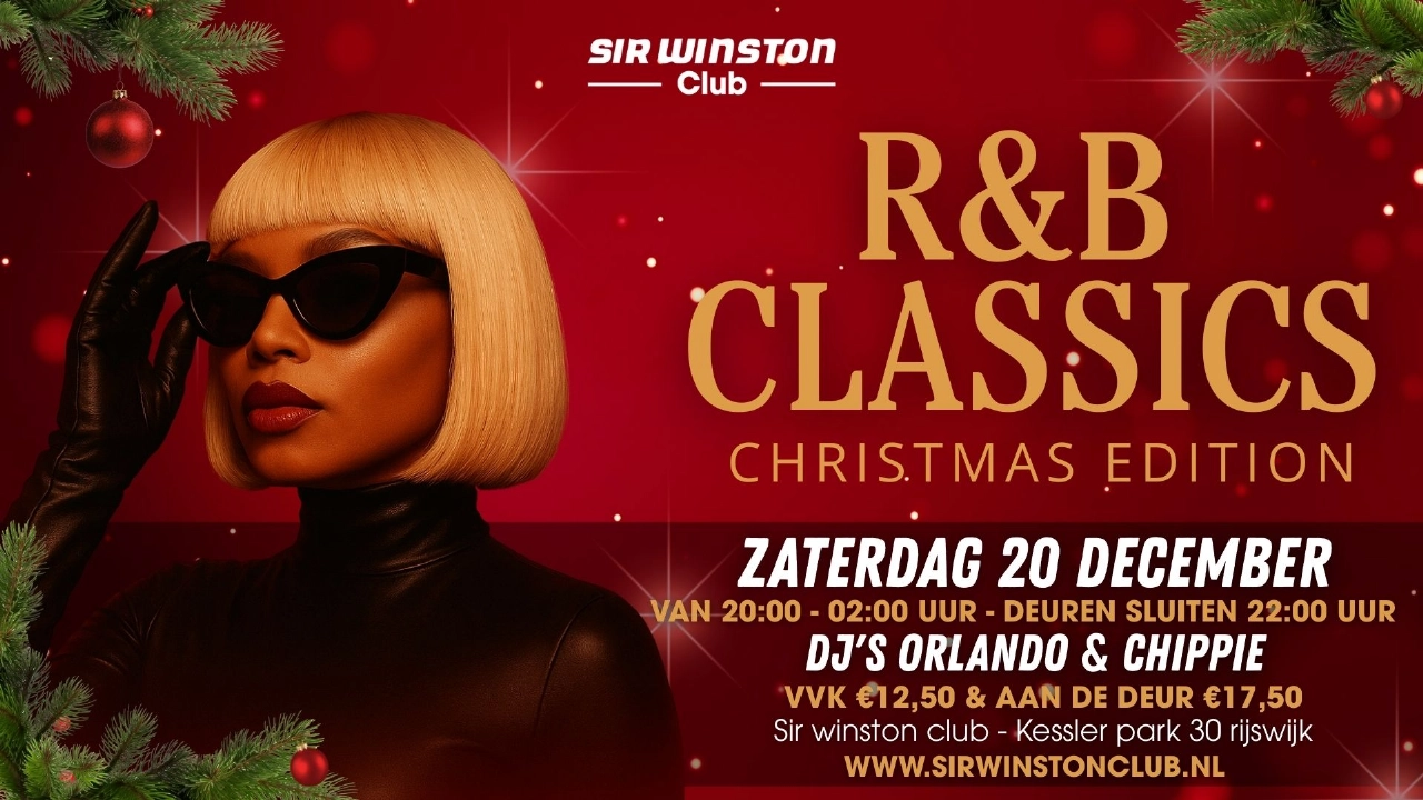 R&B Classics Christmas Edition – zaterdag aanstaande