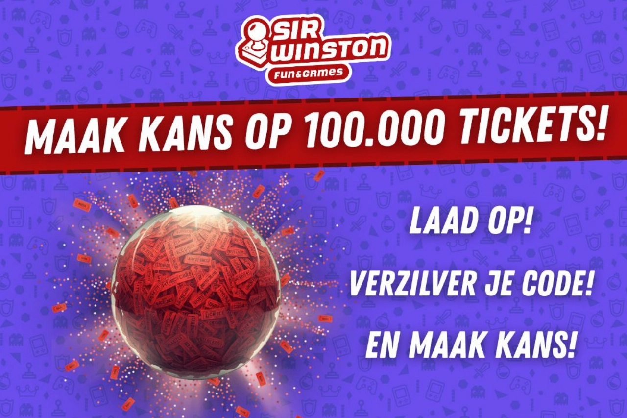 Maak kans op 100.000 tickets bij Sir Winston Fun & Games