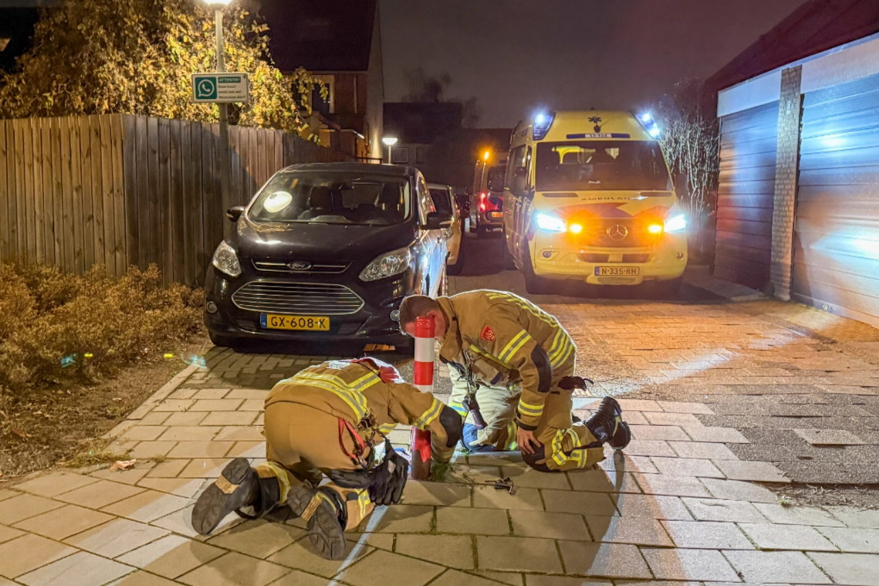 Niet om een verkeerspaaltje verlegen zitten