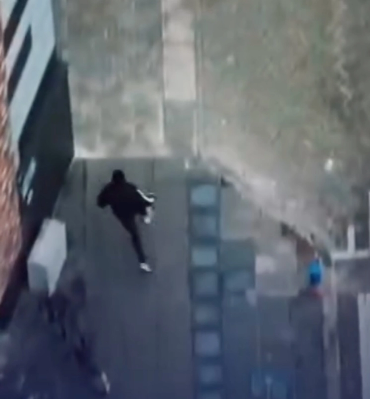 Vast nadat hij het op een lopen zette