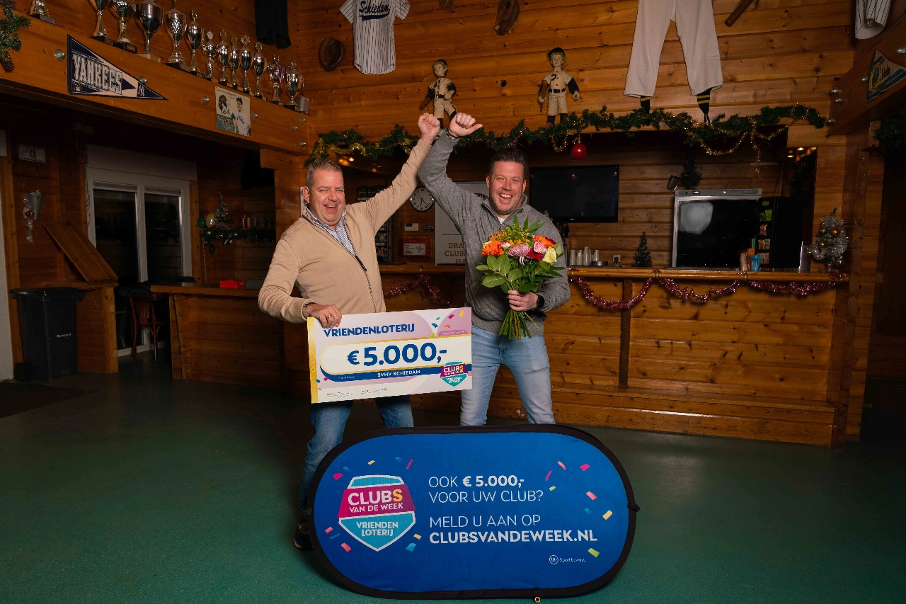 Vriendenloterij steunt SV&HV Schiedam