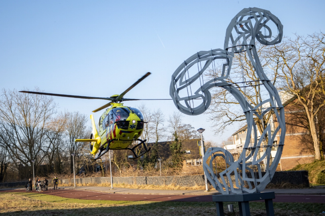 Traumahelikopter vindt landingsplek naast 'De Krul'